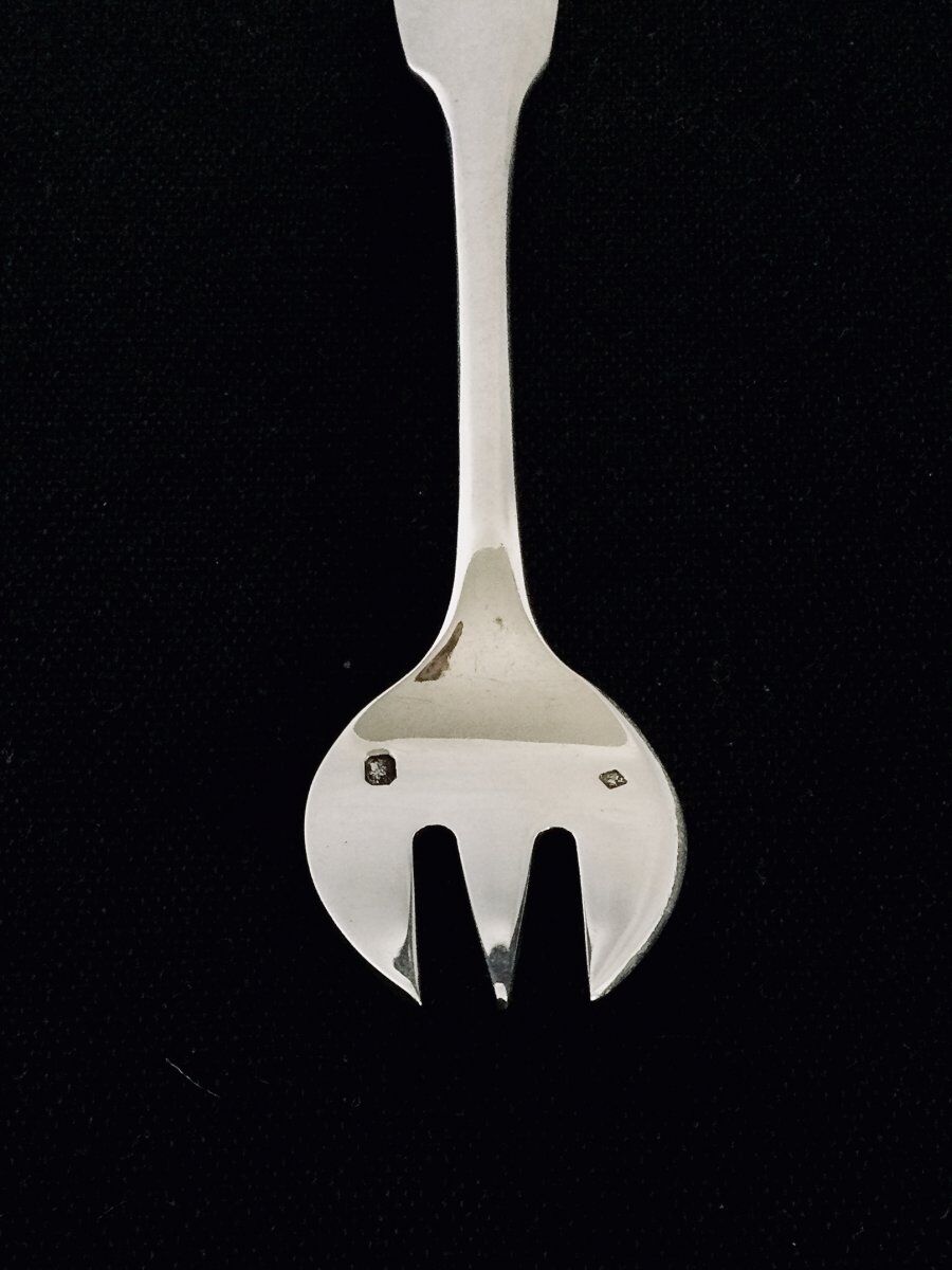 Oyster Forks Silver Old Paris Tetard Brothers