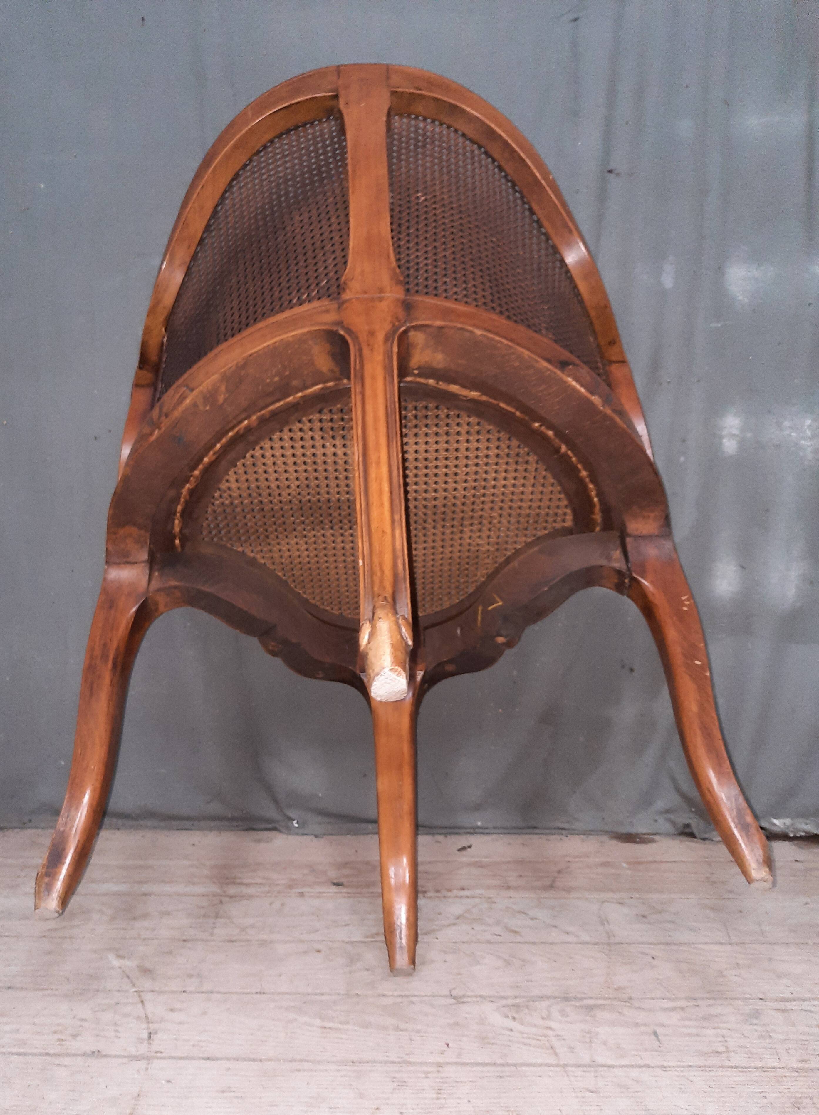 Cane office chair