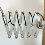 Grey industrial scissor wall lamp from erpe, 1960s