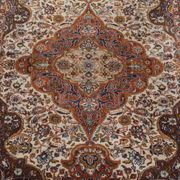 Handwoven Medallion Rug - With Flowers