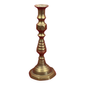 Large Victorian Style Bronze Candle Holder, 25cm
