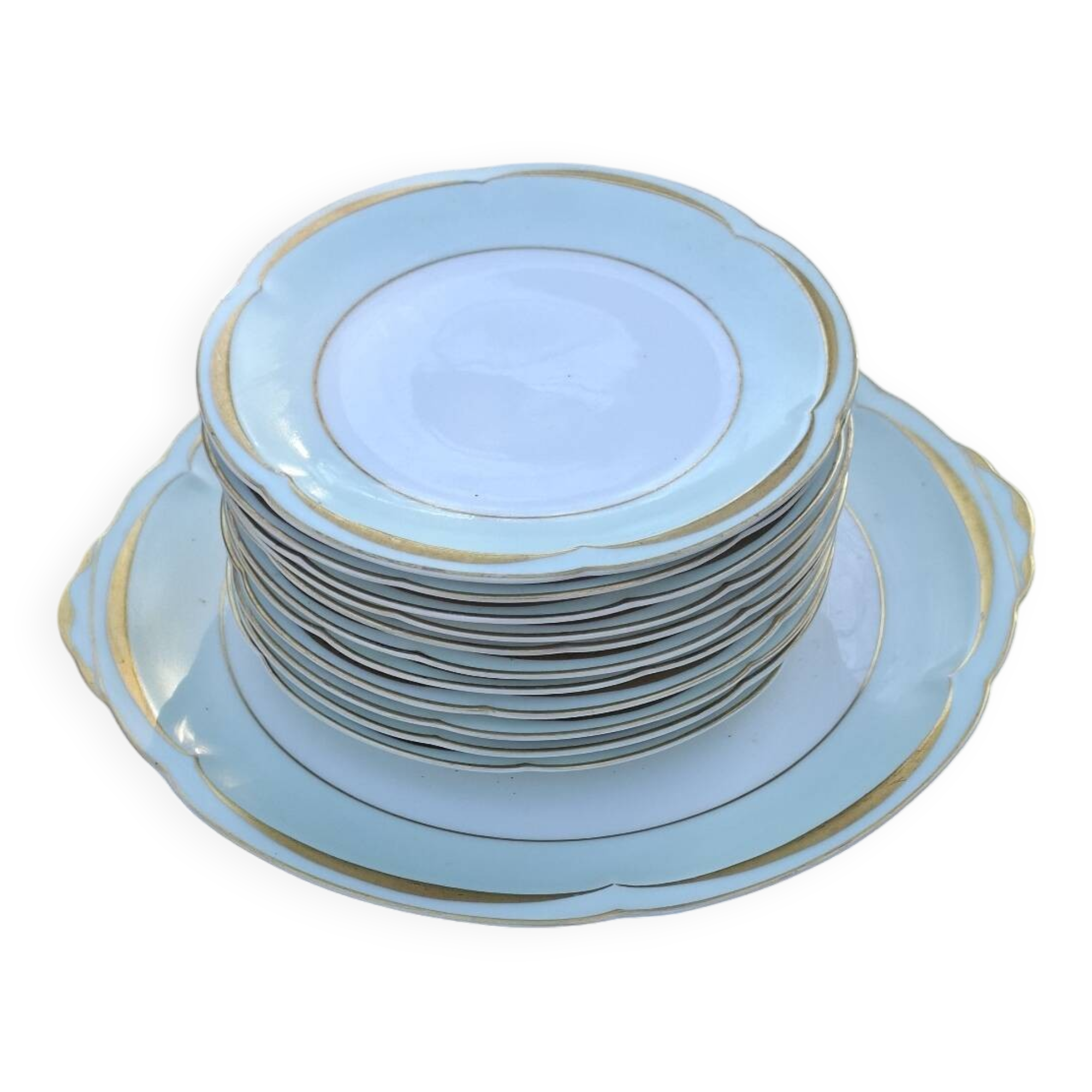 Service à gâteau limoges