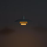 Suspension danoise PH4 par Poul Henningsen, années 1960
