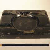 Art Deco cigar ashtray in black marble