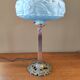 Lampe art déco décor floral