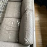 Sofa rock bobois in gray leather
