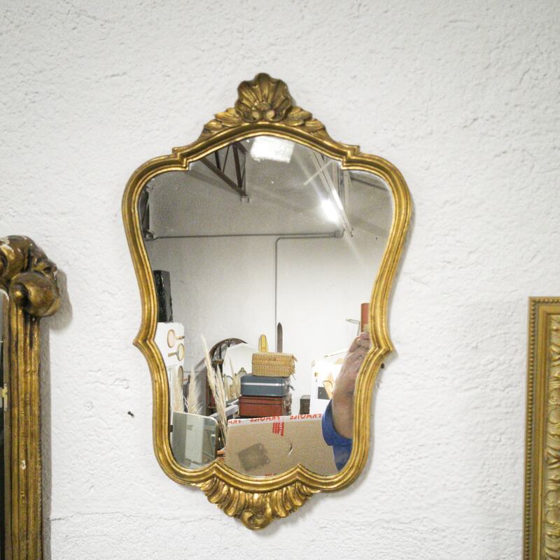 Baroque gilded mirror 53x35cm