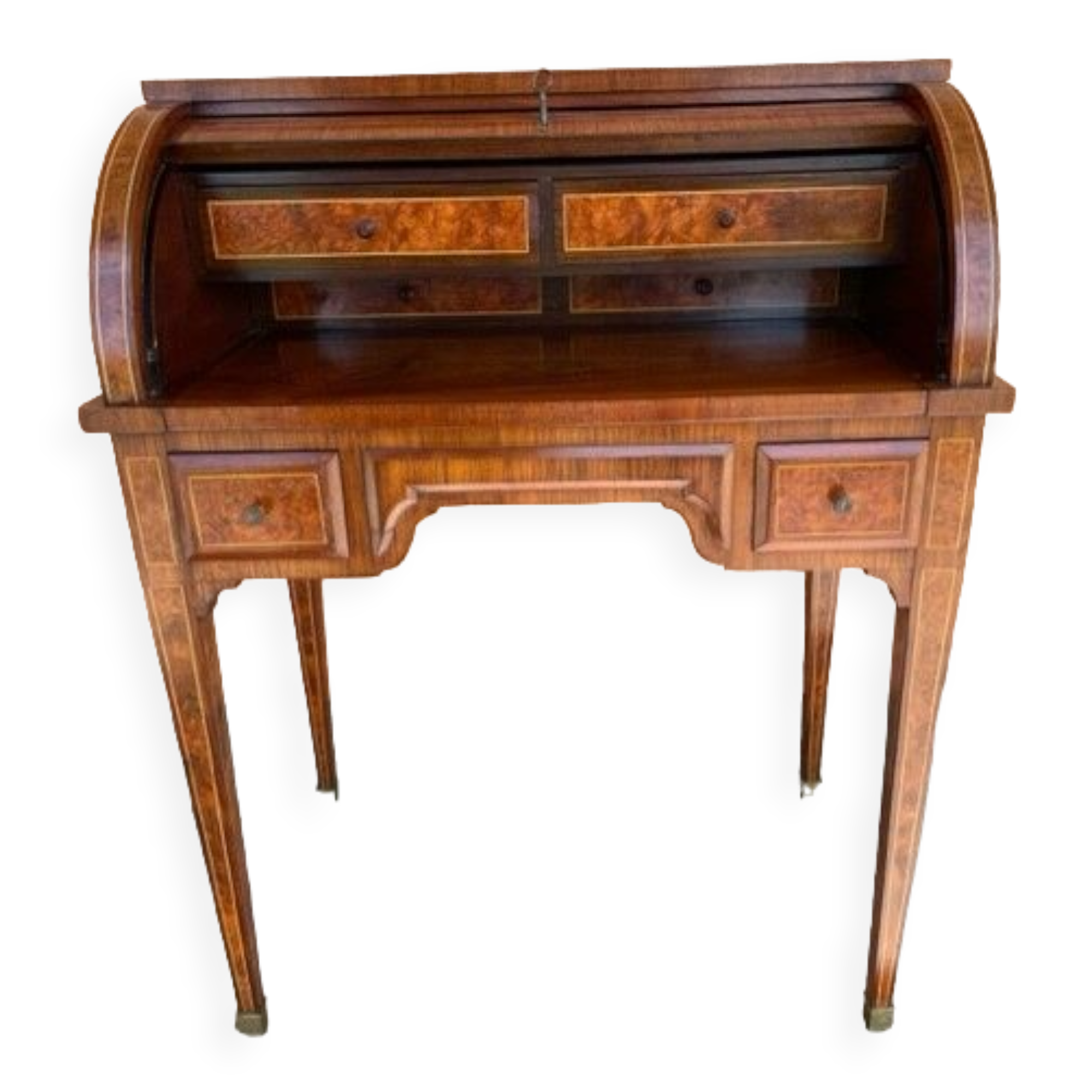 Bureau cylindre d'époque Louis Philippe