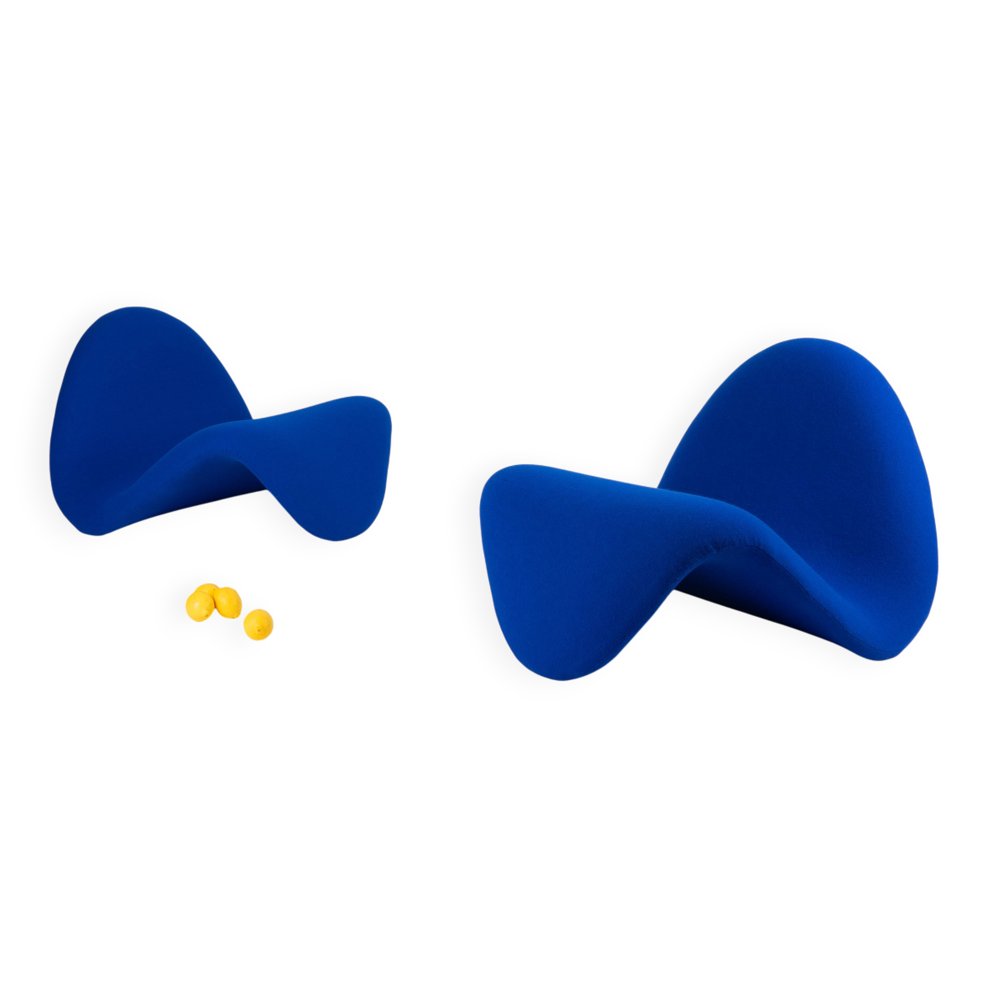 PIERRE PAULIN, 2 ARMCHAIR CHAIRS 557 known as TONGUE, ARTIFORT ED., 1967