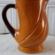 Ceramic pitcher signed Poët Laval Turban 70s