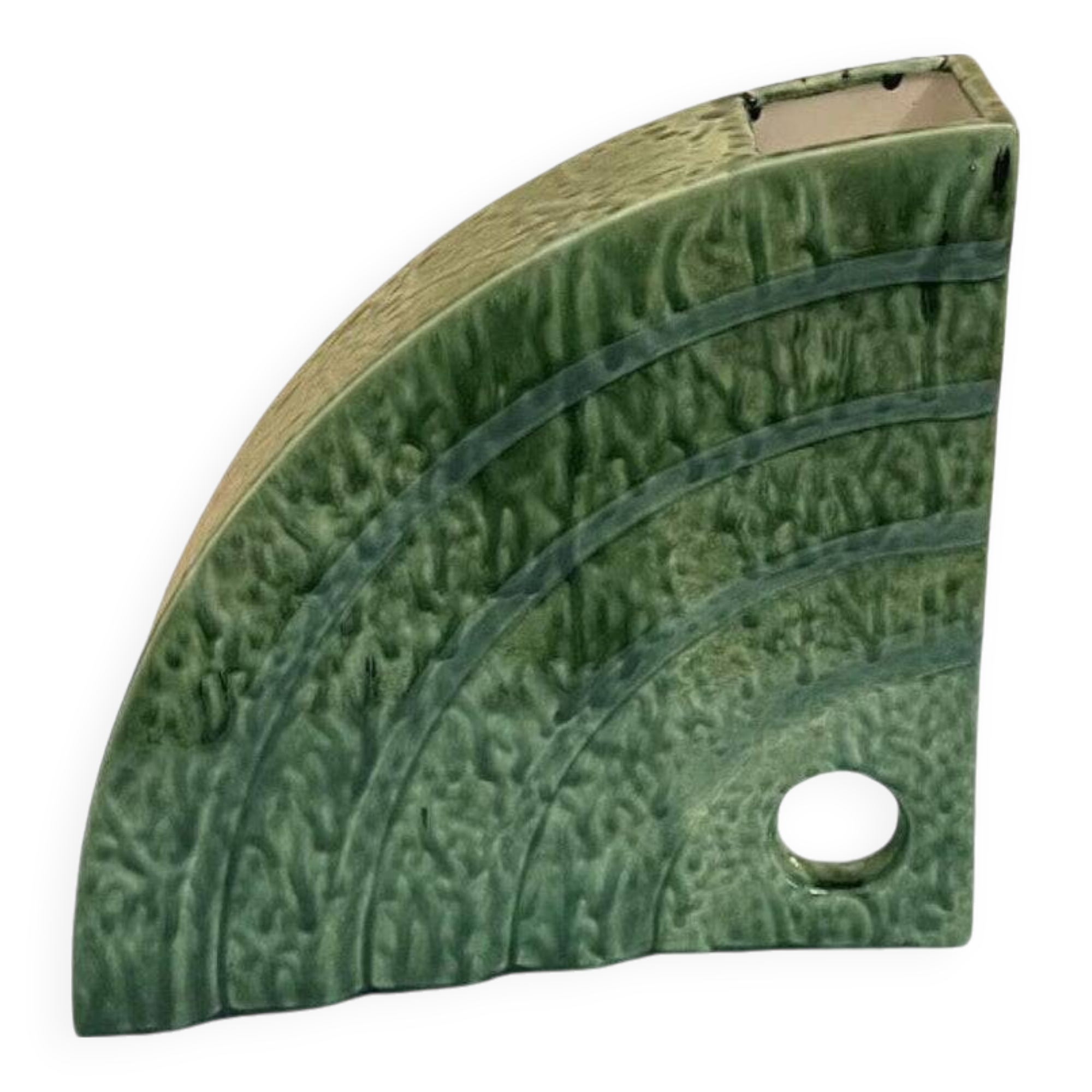 Memphis Style Ceramic Vase Shell by Florio Keramia