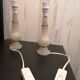Alabaster lamp bases