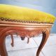 Tabouret de piano style Rocaille assise velours