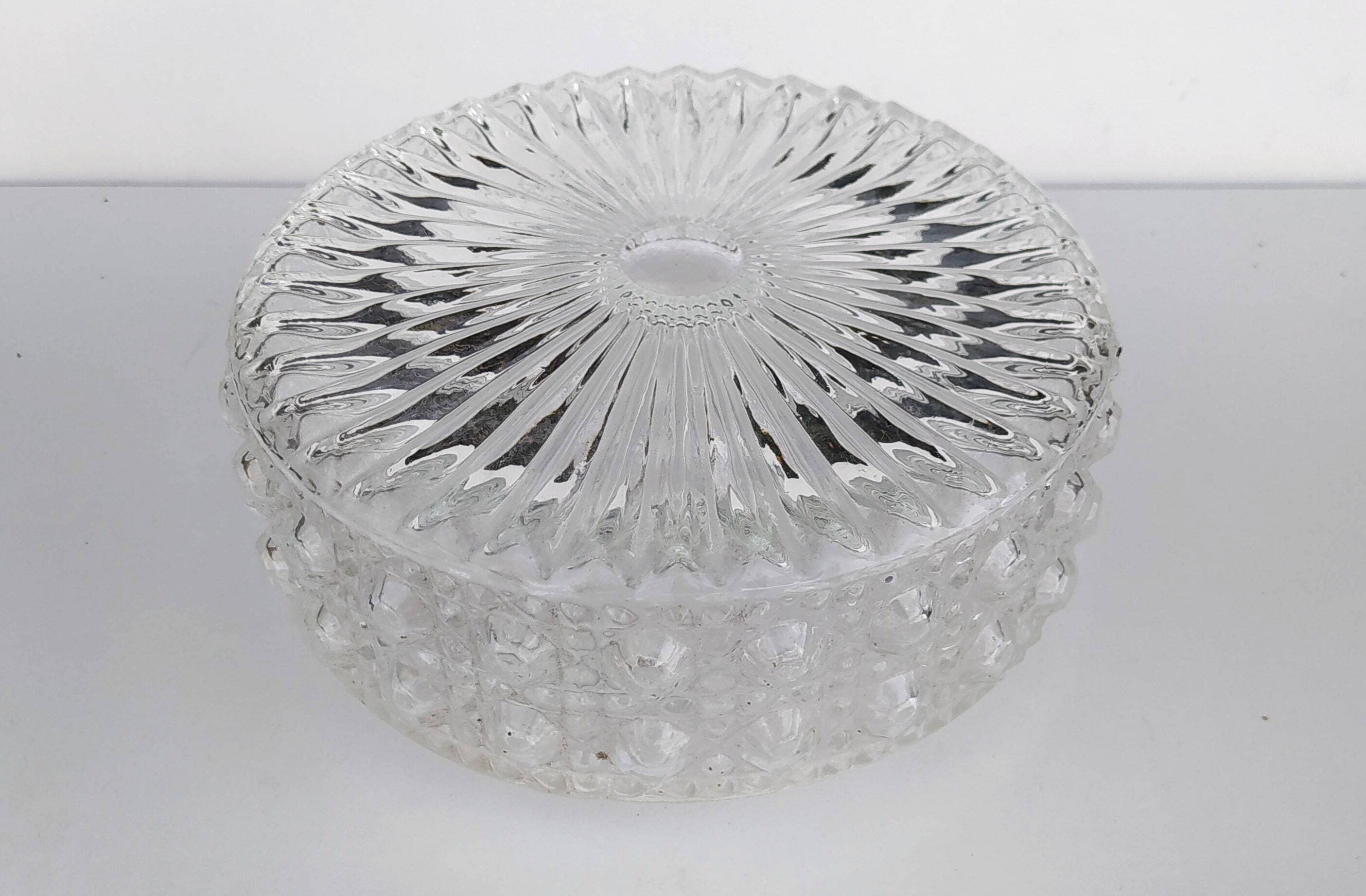 Round ceiling light or wall light from the 70s