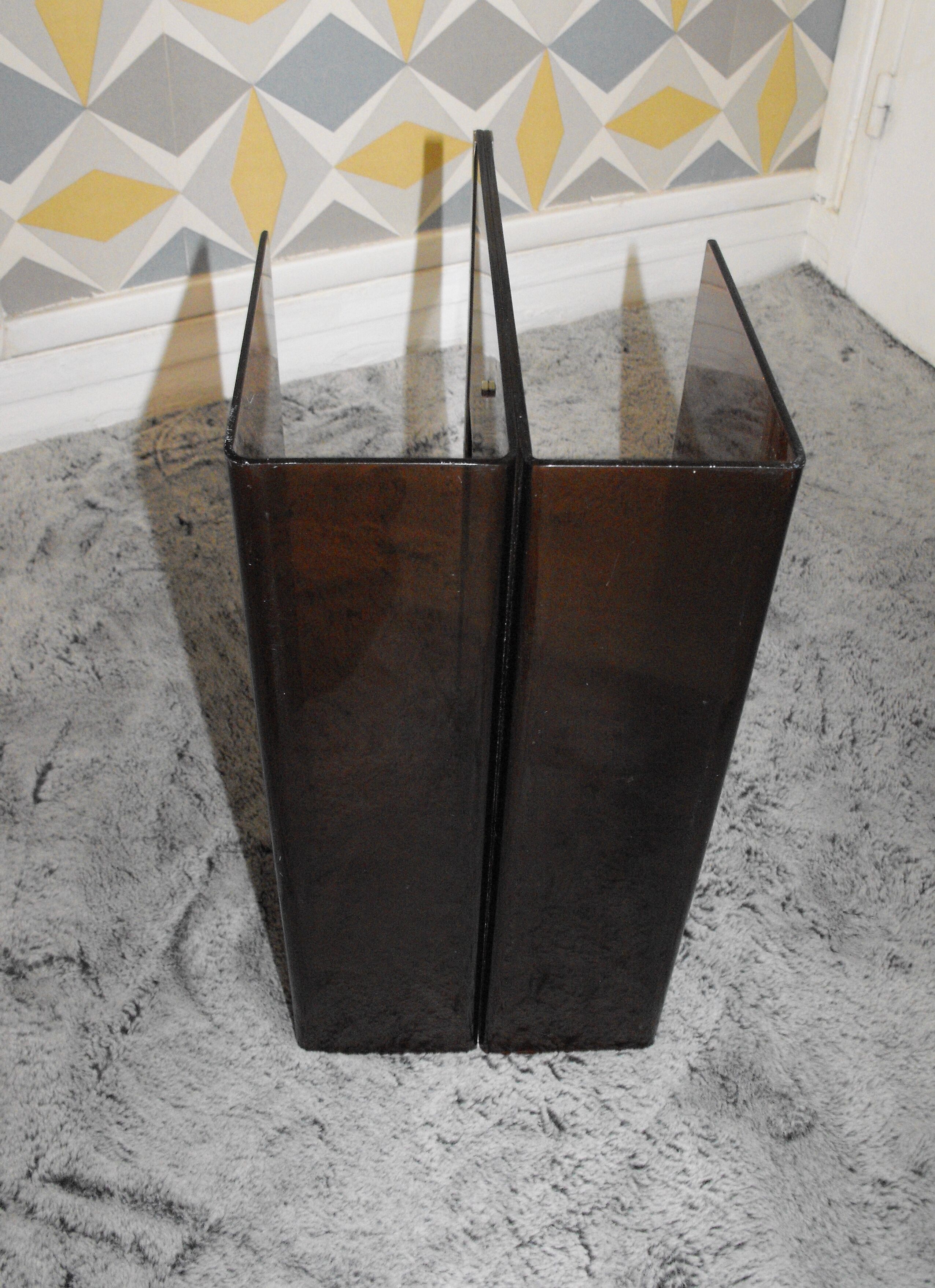 Door review plexiglas smoked David Lange 70s
