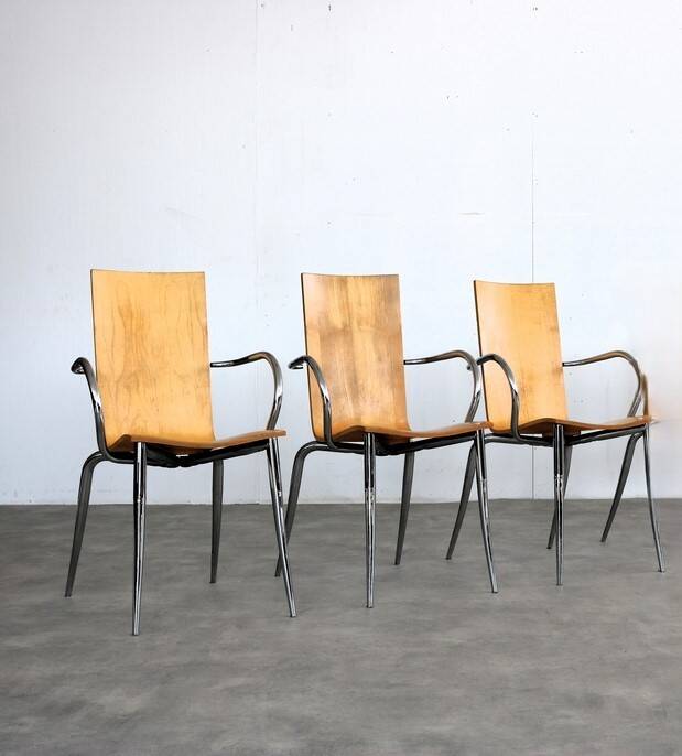 3 chaises vintage | Philippe Starck | Olly Tango