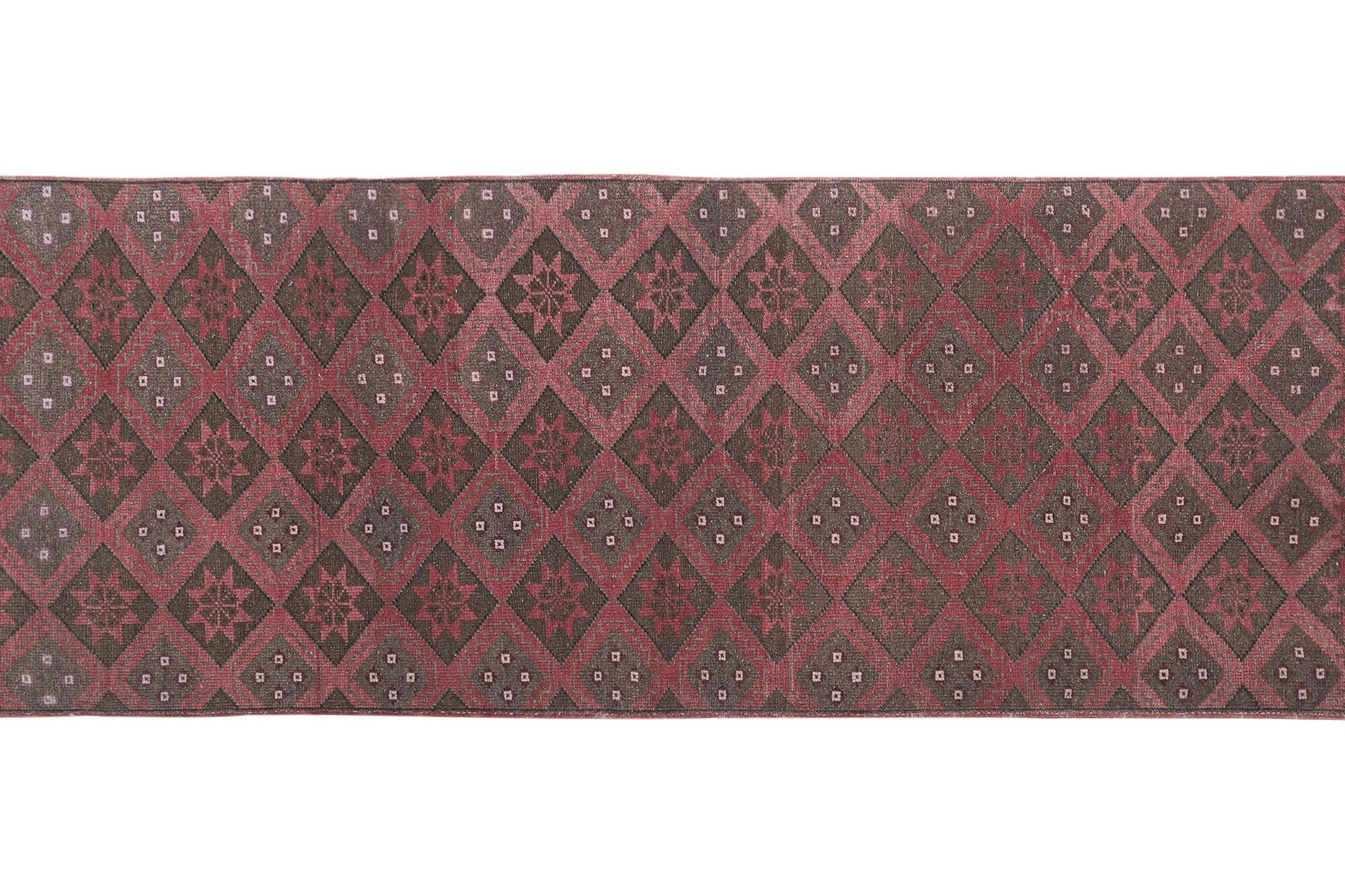 Vintage Turkish hallway rug 78x200 cm