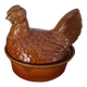 Terrine couvercle poule