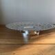 Silver-plated cake dish