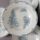 4 vintage deep plates in ironstone from L&G model Oeillets 220520