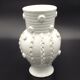 White enamelled ceramic pitcher emile tessier malicorne