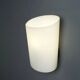 Vintage wall light in opaline glass, Italian design, 1980s.