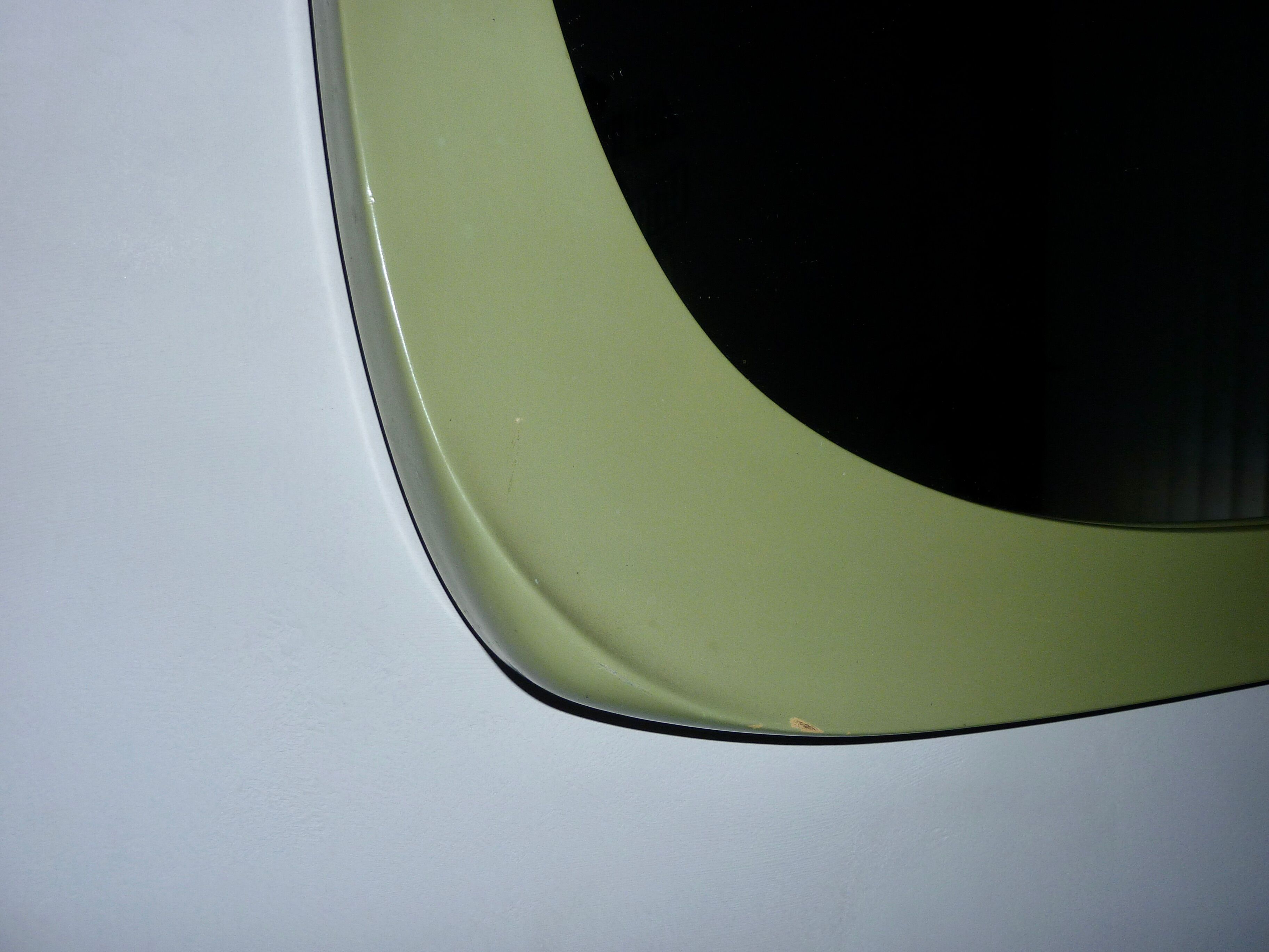 Vintage retro mirror, Scandinavian, from the 1970s