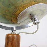 Mid-Century Light Glass Globe With Wooden Base by Paul Rath, 1950s