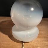 Murano opaline table lamp with gradient