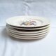 Dessert plates with flowers St Amand and Galluis