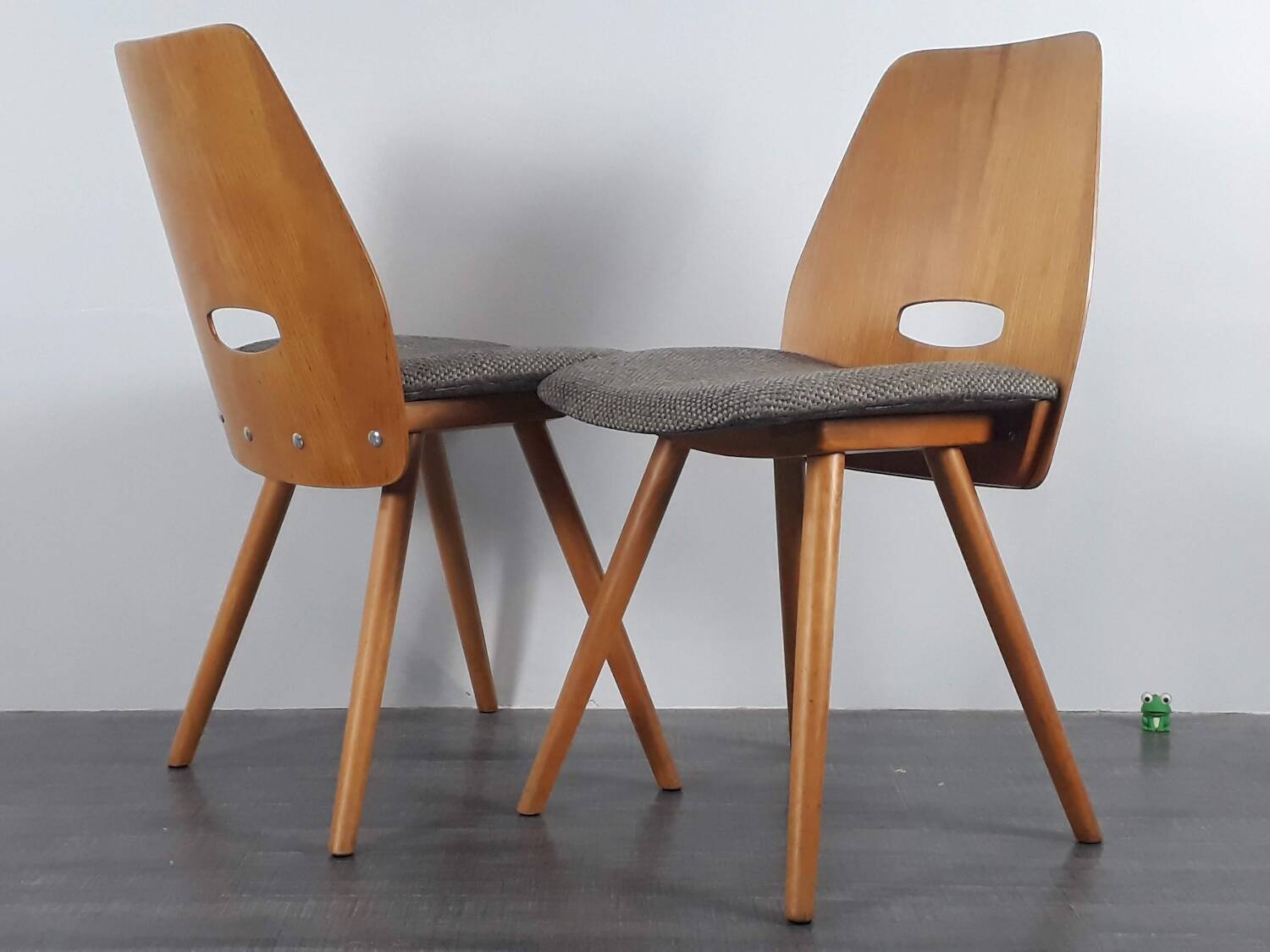 Set of 4 Lollipops chairs, Jiràk design, 1960s