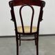 Chaise de bureau Thonet avec assise en rotin