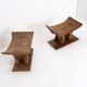 Pair of African Ashanti stools