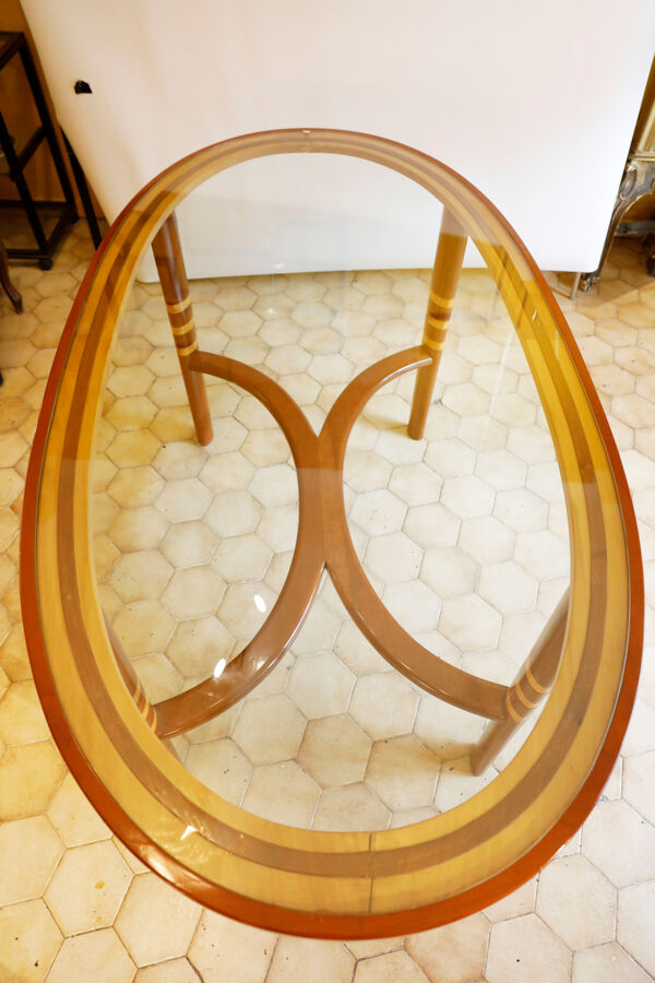 table à manger ovale style Art Déco