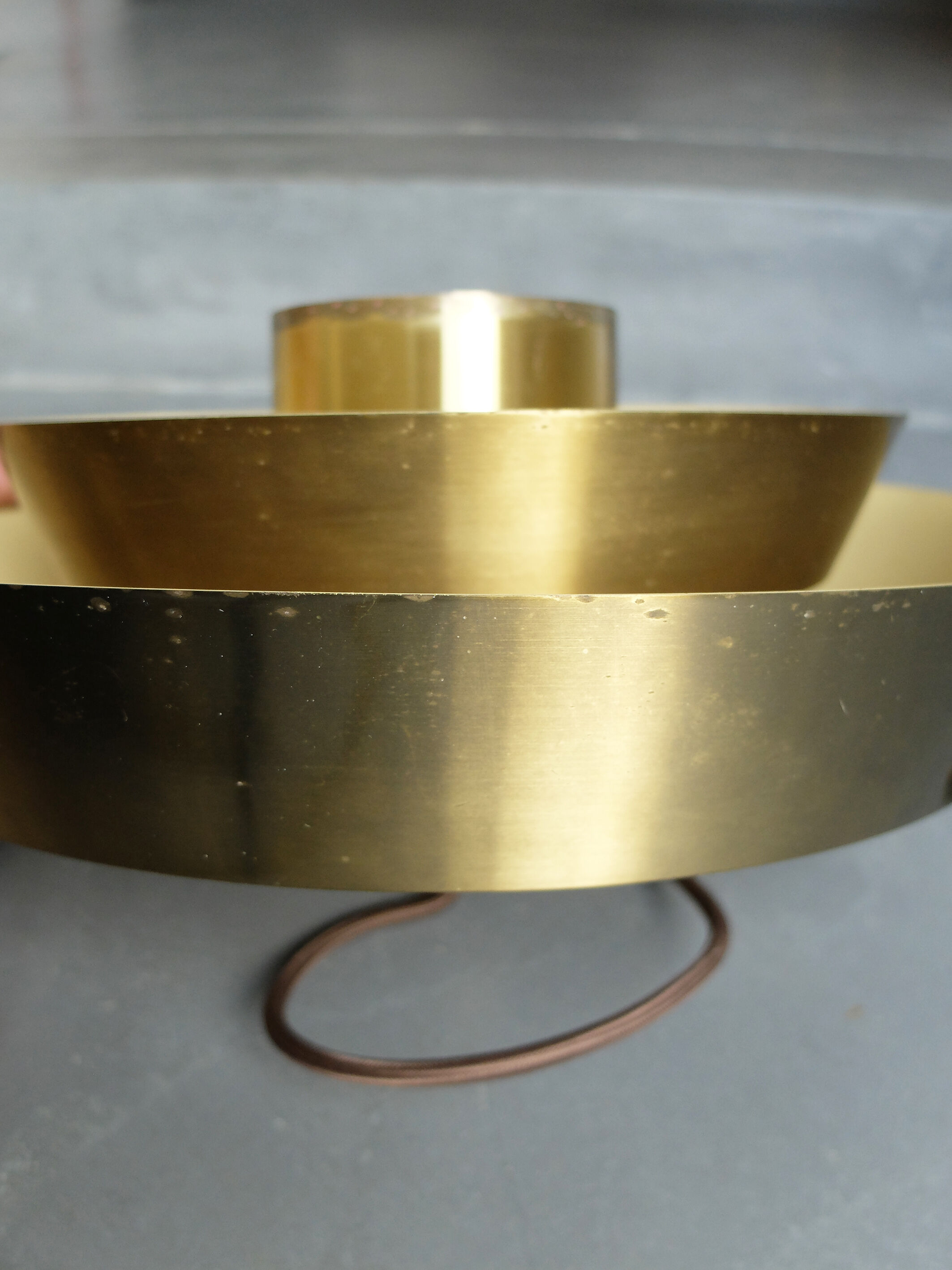 Hanging lamp Nova Brass Jo Hammerborg for Fog & Morup