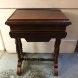 Mahogany worker table early twentieth