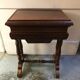 Table travailleuse en acajou debut XXeme