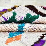 Moroccan Berber rug Boujaad vintage hallway 225 x 67 cm