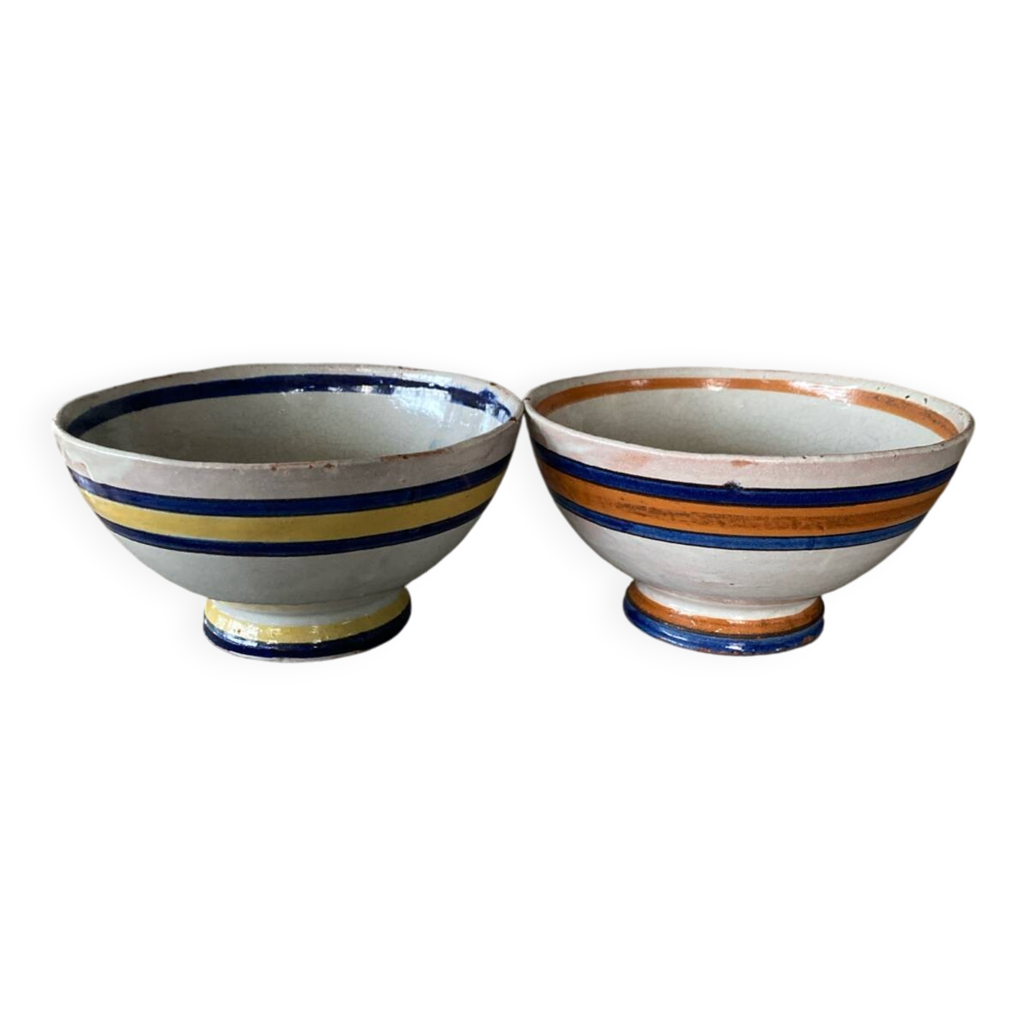 2 19th century earthenware bowls.