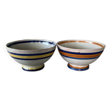 2 19th century earthenware bowls.