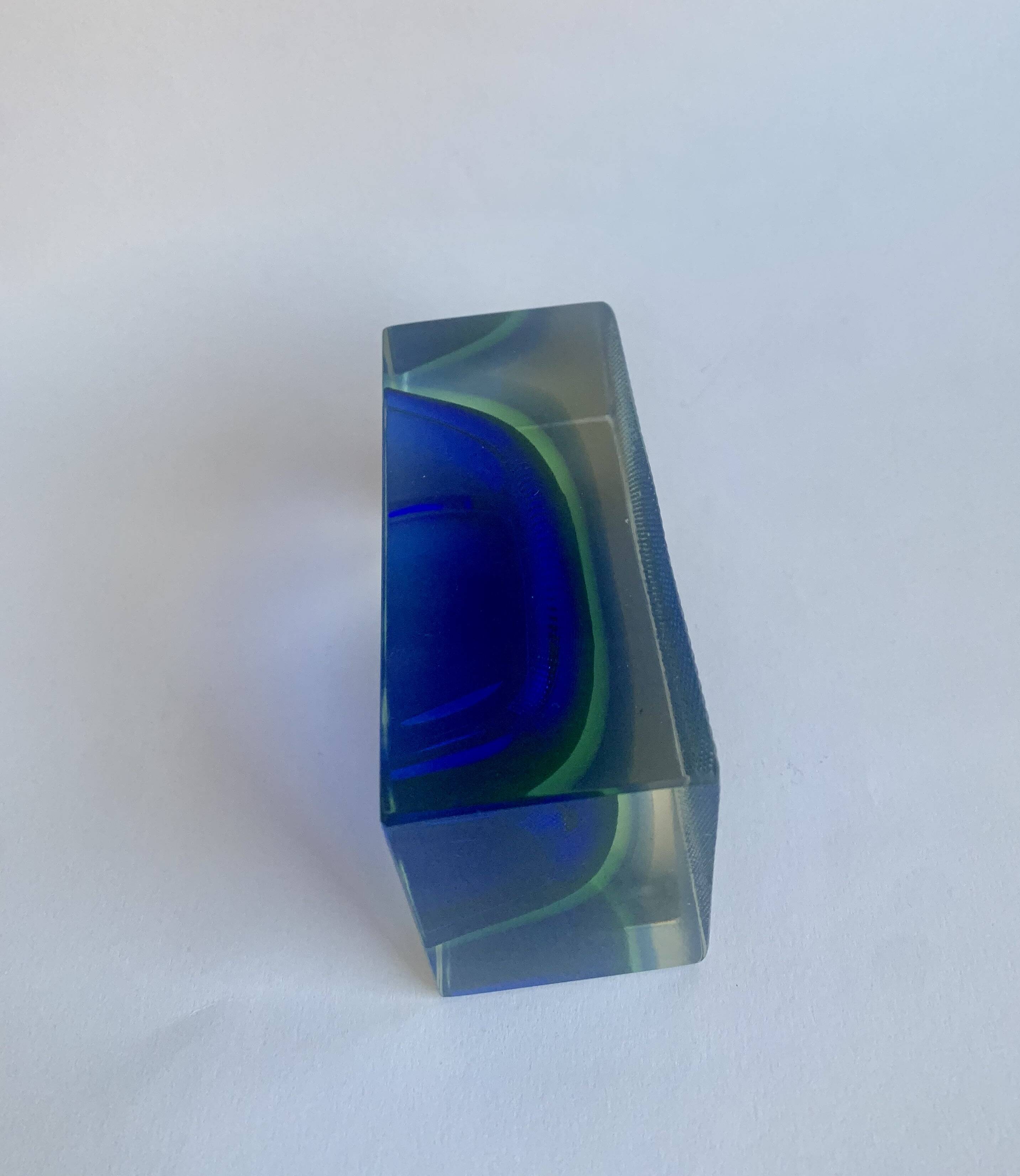 Murano Ashtray by Flavio Poli  1980s