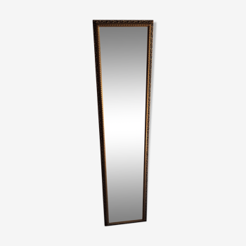 Miroir doré vintage 1960 29x127cm