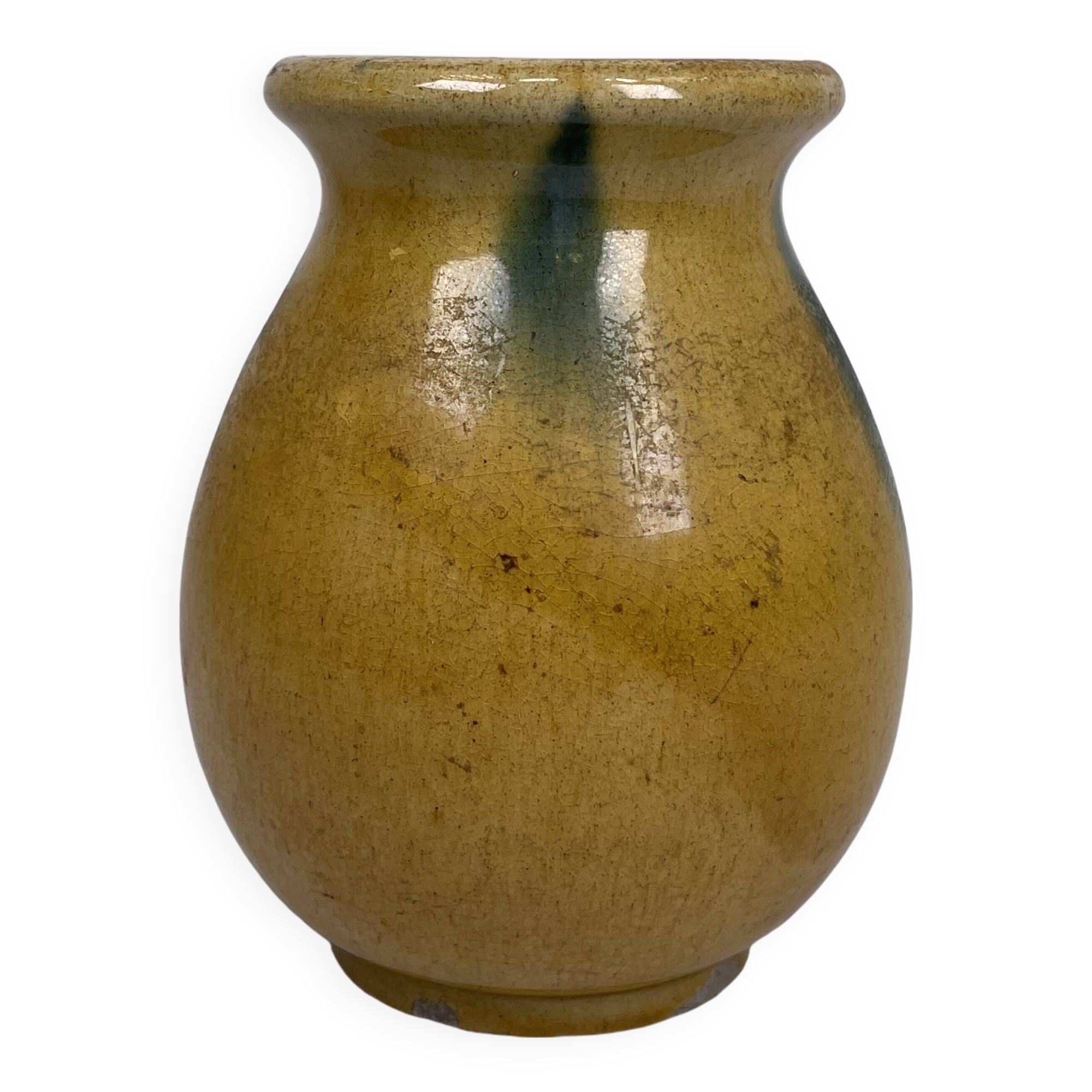 Small yellow ball vase