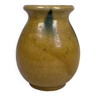Petit vase jaune boule