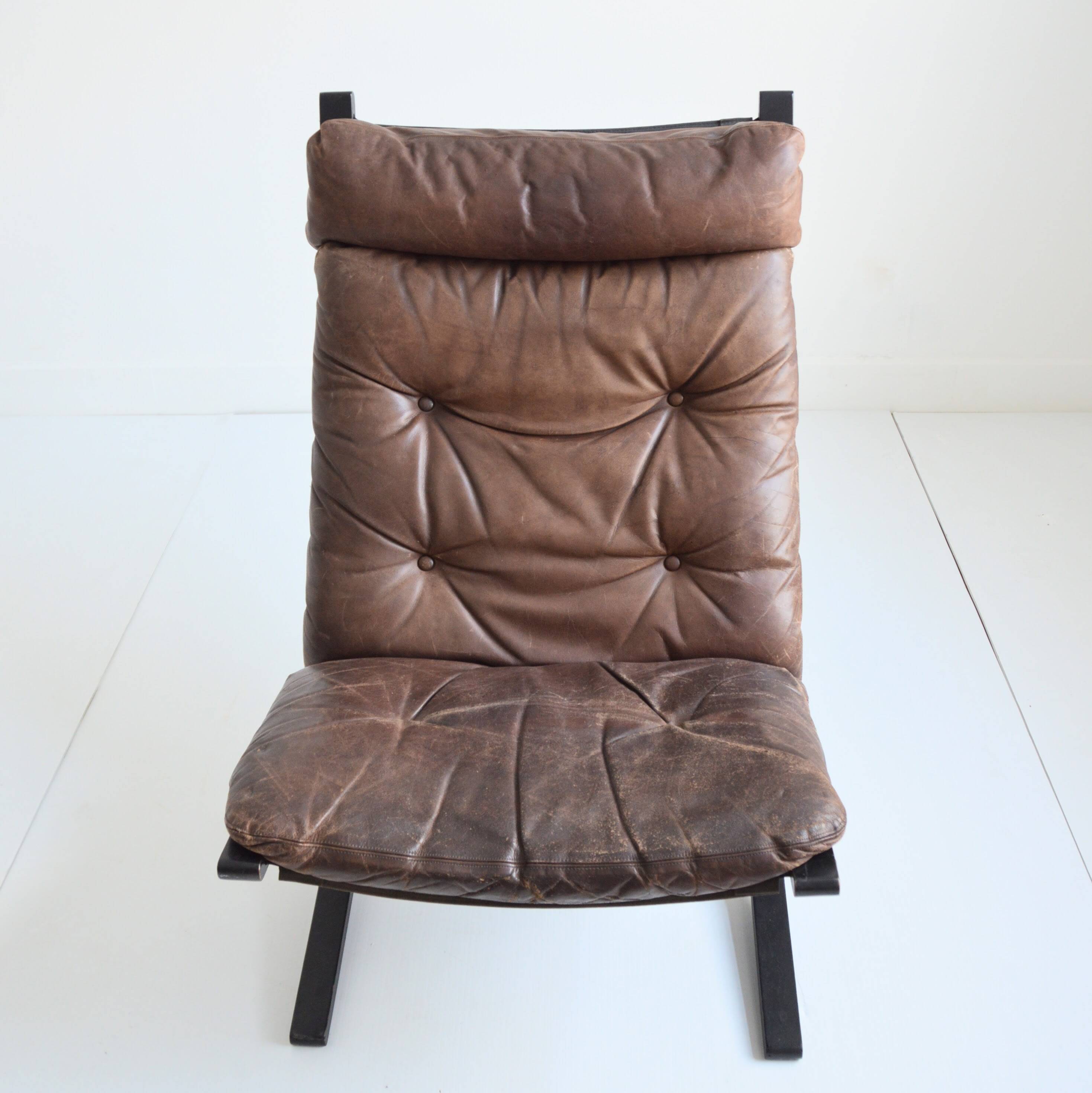 Siesta armchair by Ingmar Relling for Westnofa Norwegian design 1960s