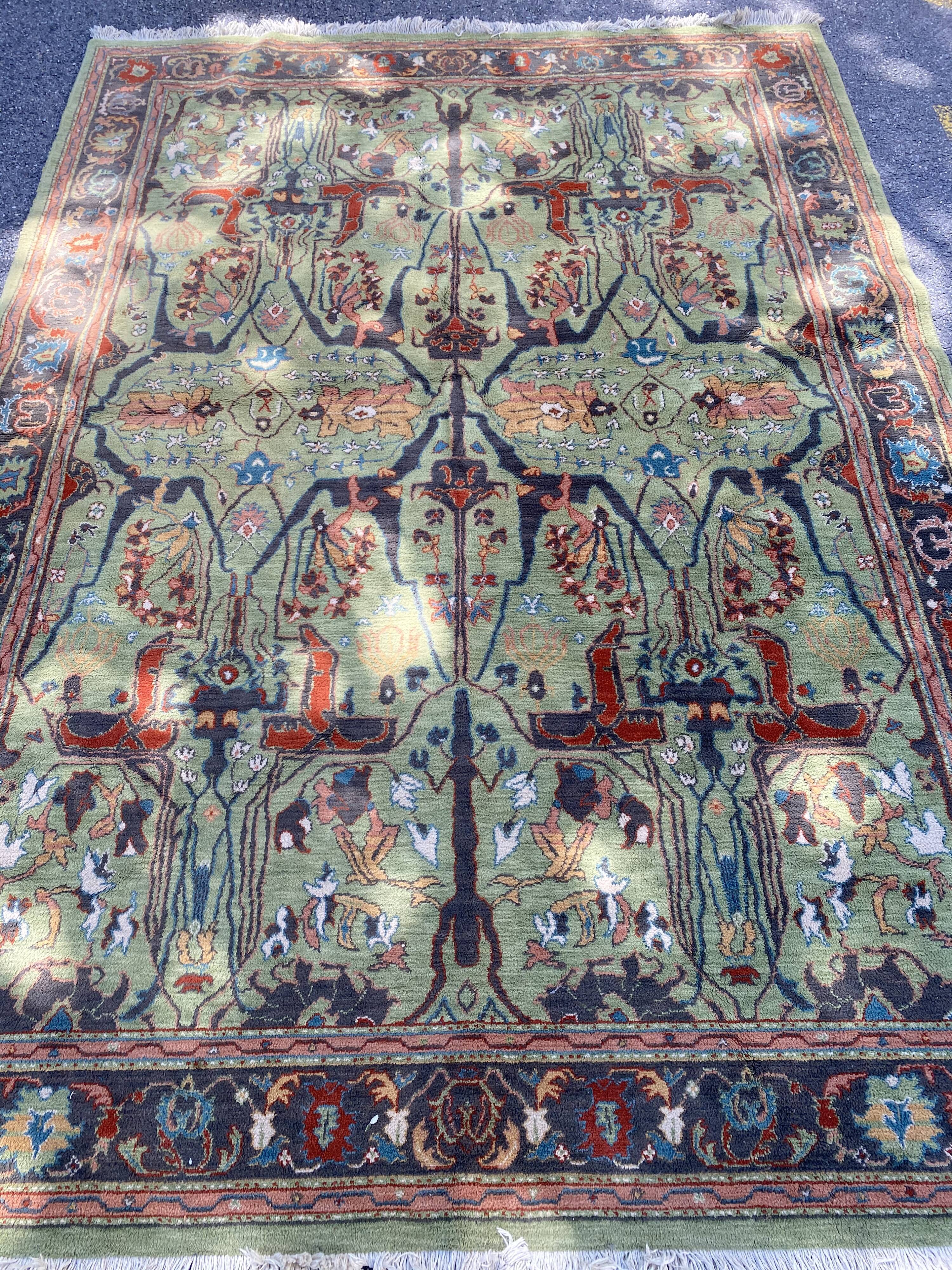 Handmade carpet in Middle East wool