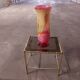 LARGE BIOT BLOWN GLASS VASE, SABA FRERES