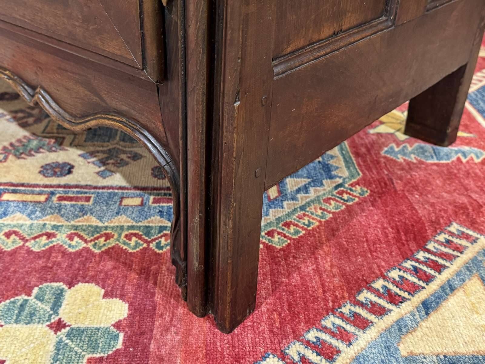 Malouin buffet in mahogany and poplar from the 19th century