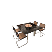 Andre Dining Table by Tobia Scarpa for Knoll, Italy 1970s