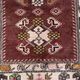Turkish Milas rug 116x200 cm handmade vintage carpet Ushak 2573